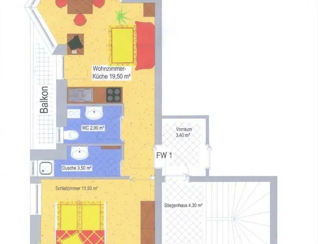 公寓 贝尔阿米公寓 *